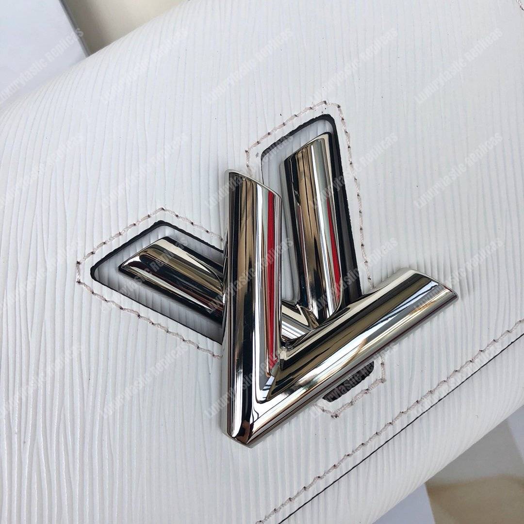 LV Twist PM Epi Leather Blanc