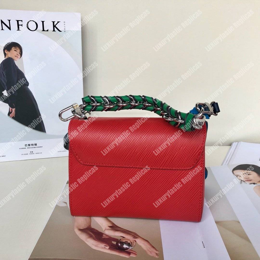 LV Twist PM Epi Leather Coquelicot