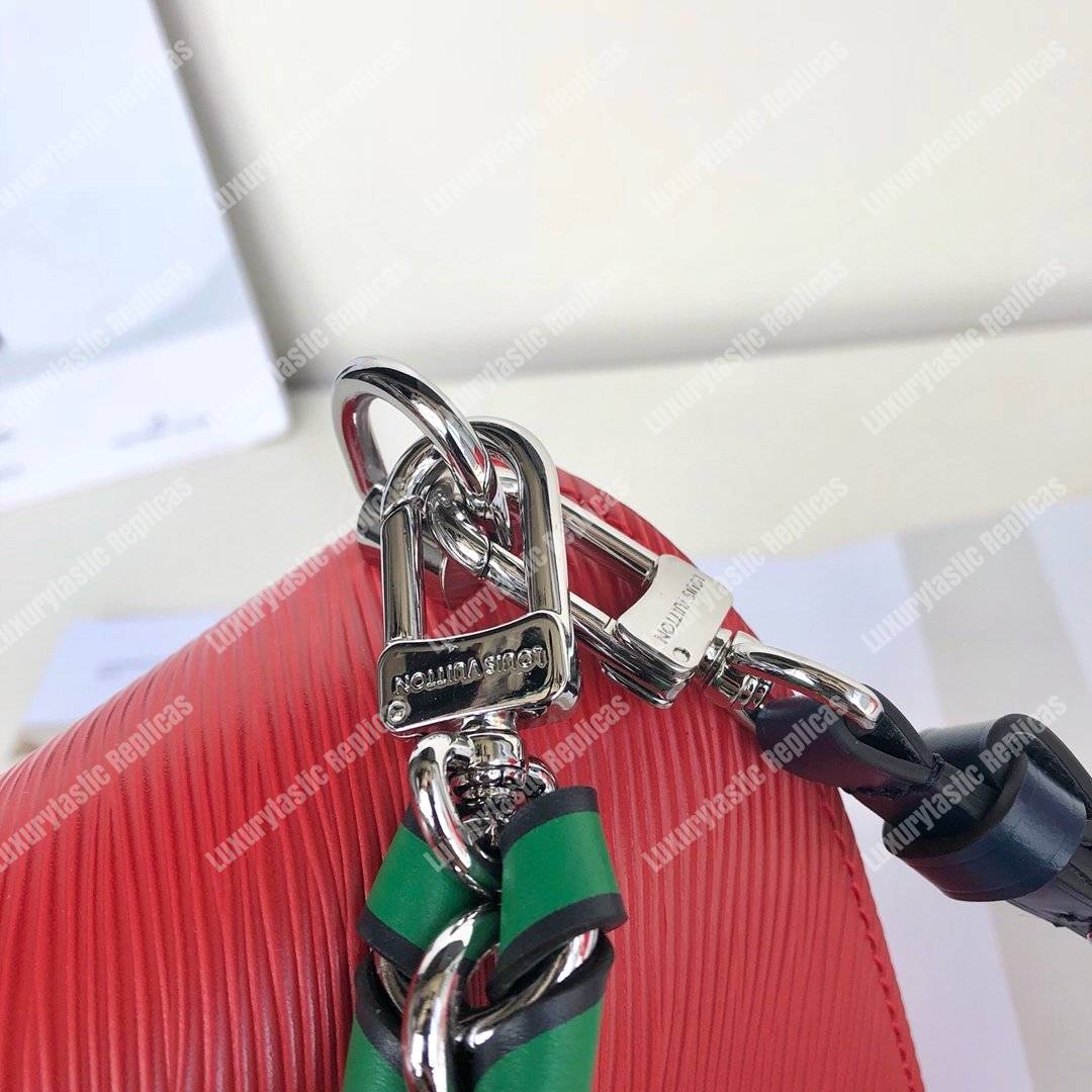 LV Twist PM Epi Leather Coquelicot