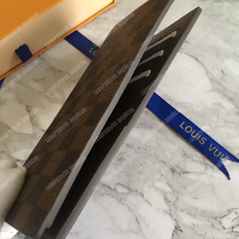 LV Brazza Wallet Damier Ebene