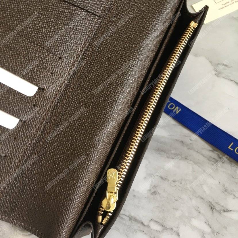 LV Brazza Wallet Damier Ebene