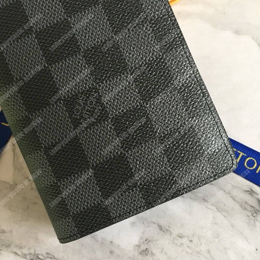 LV Brazza Wallet Damier Graphite Canvas