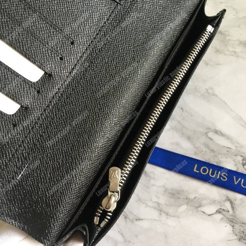 LV Brazza Wallet Damier Graphite Canvas