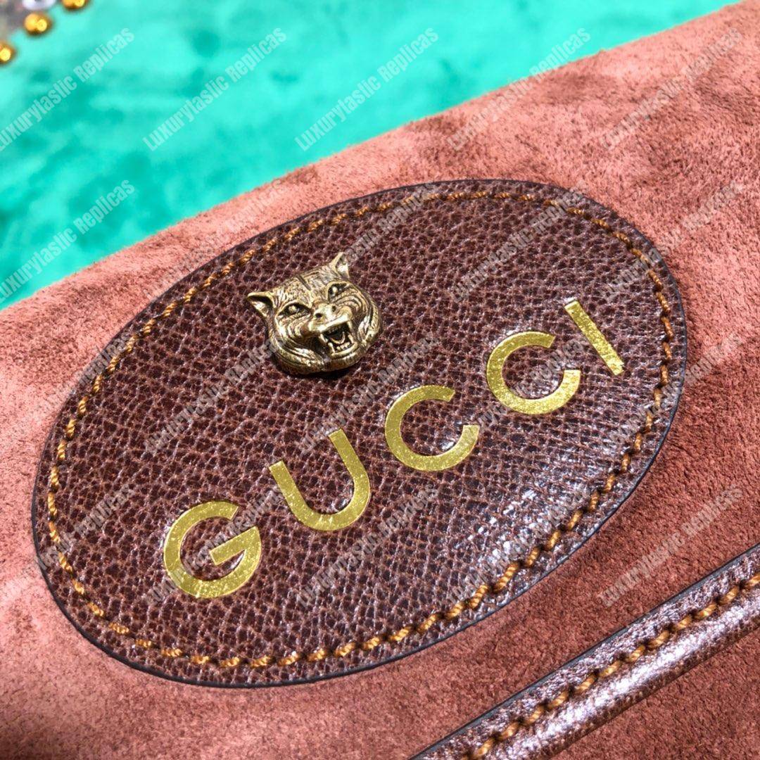 G*u*i neo vintage messenger small bag brown suede