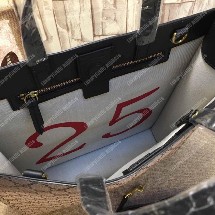 G*u*i bee print soft gg sup*e tote