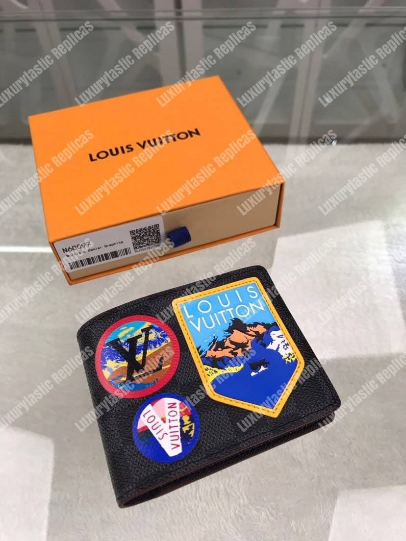 LV Winter 2018 Multiple Wallet Damier Graphite Canvas