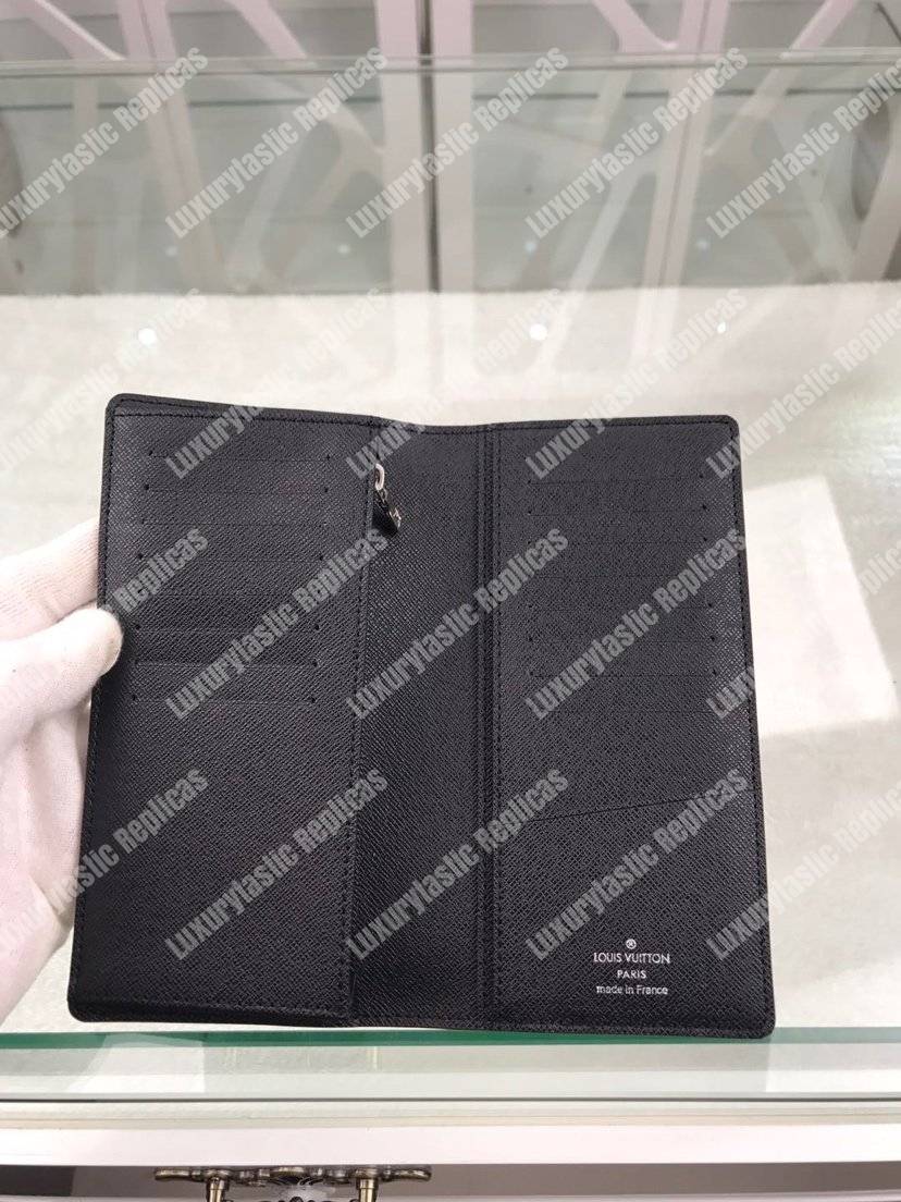 LV Alp Brazza Wallet Damier Graphite Canvas