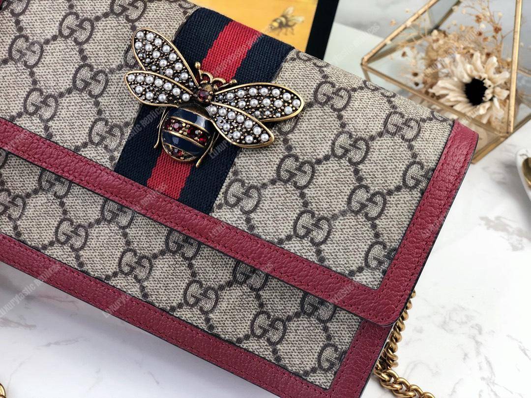 G*u*i queen margaret gg mini bag red