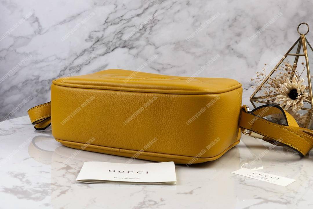 G*u*i soho small leather disco bag yellow