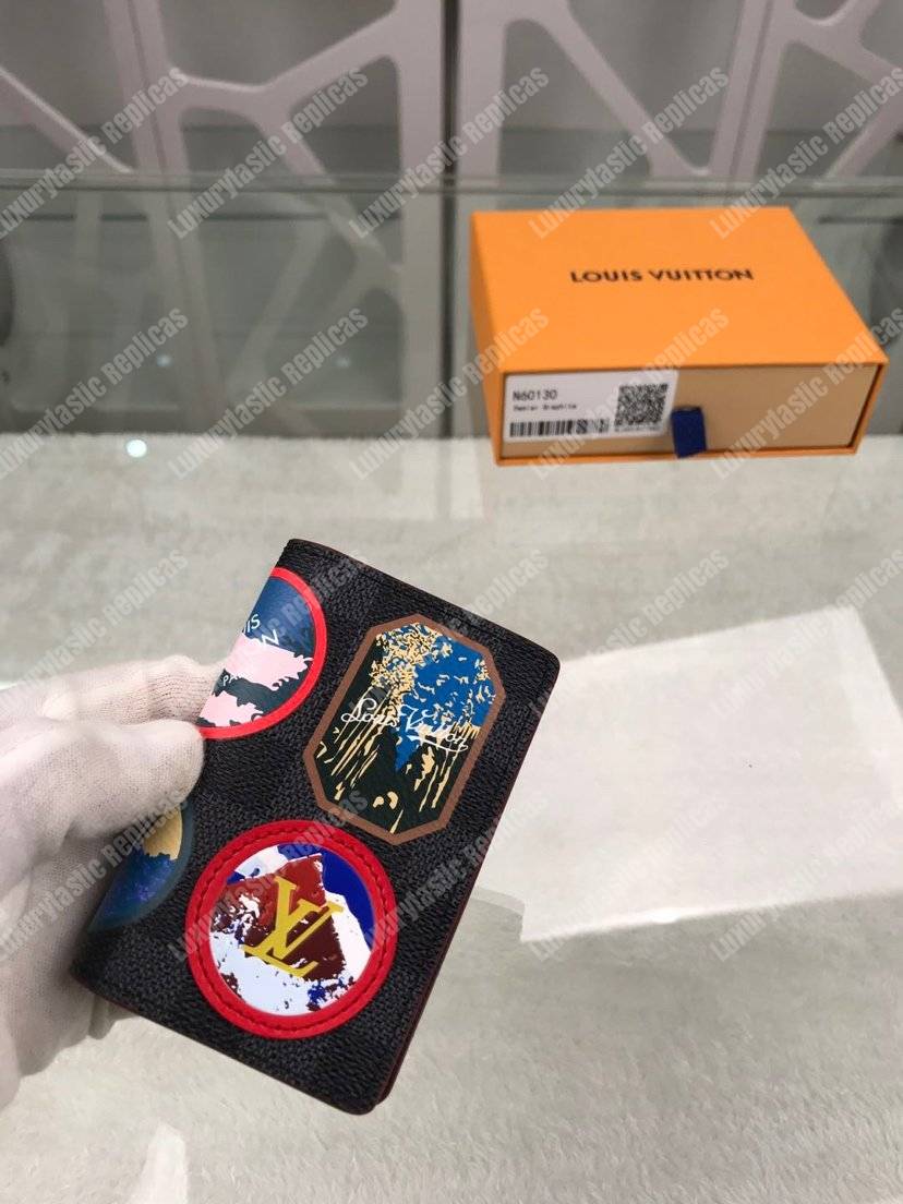 LV Pocket Organizer Damier Graphite Alps