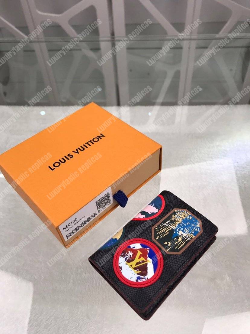 LV Pocket Organizer Damier Graphite Alps