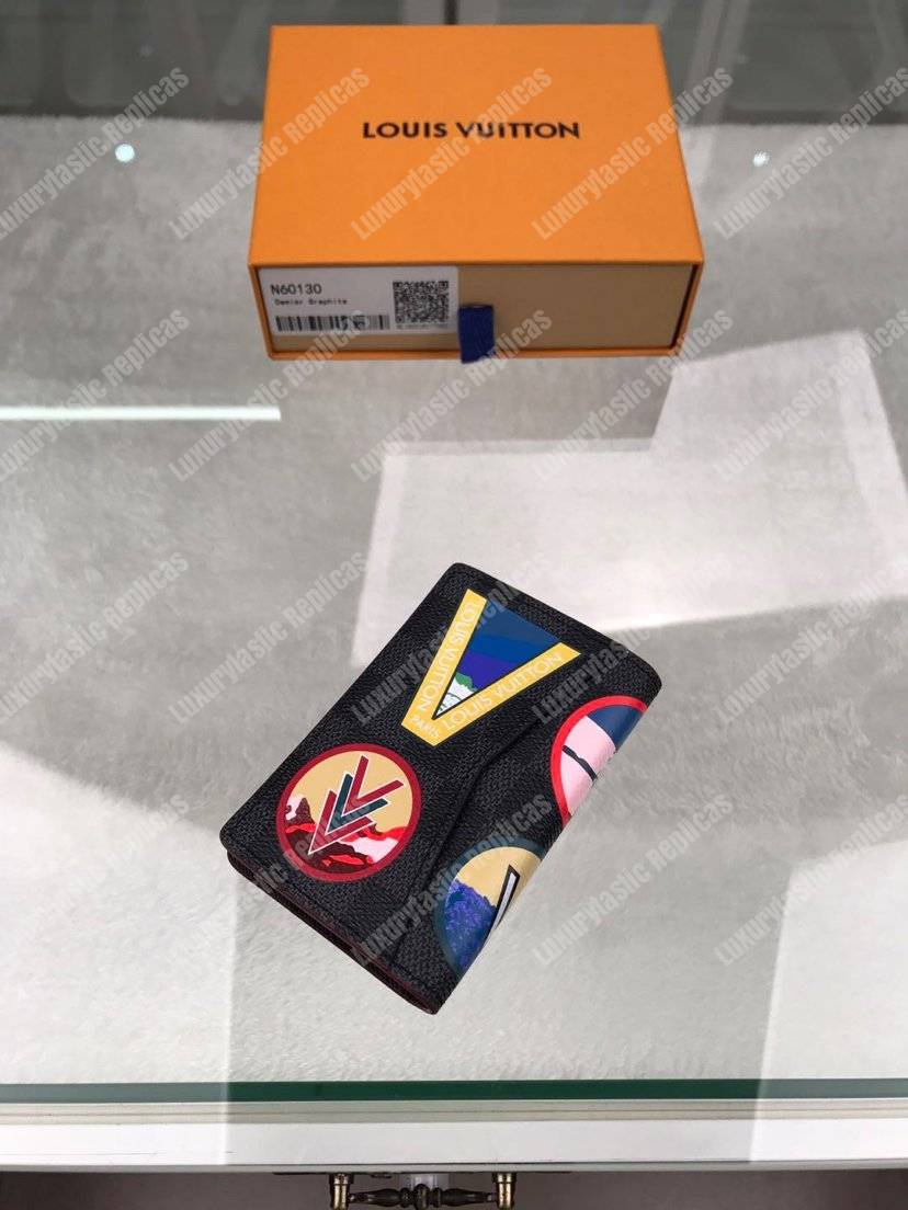 LV Pocket Organizer Damier Graphite Alps