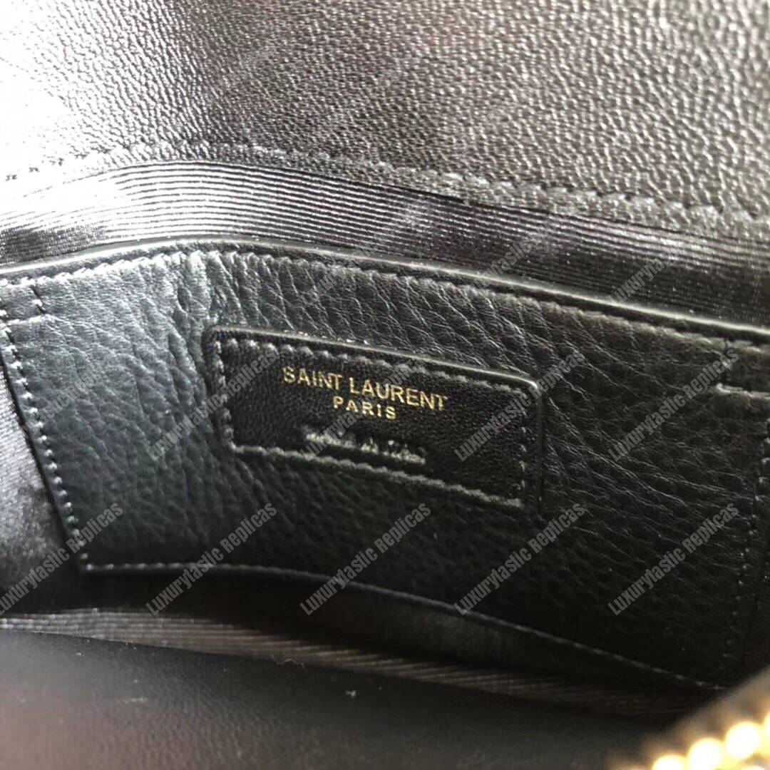 Saint Laurent Medium College Bag In Black