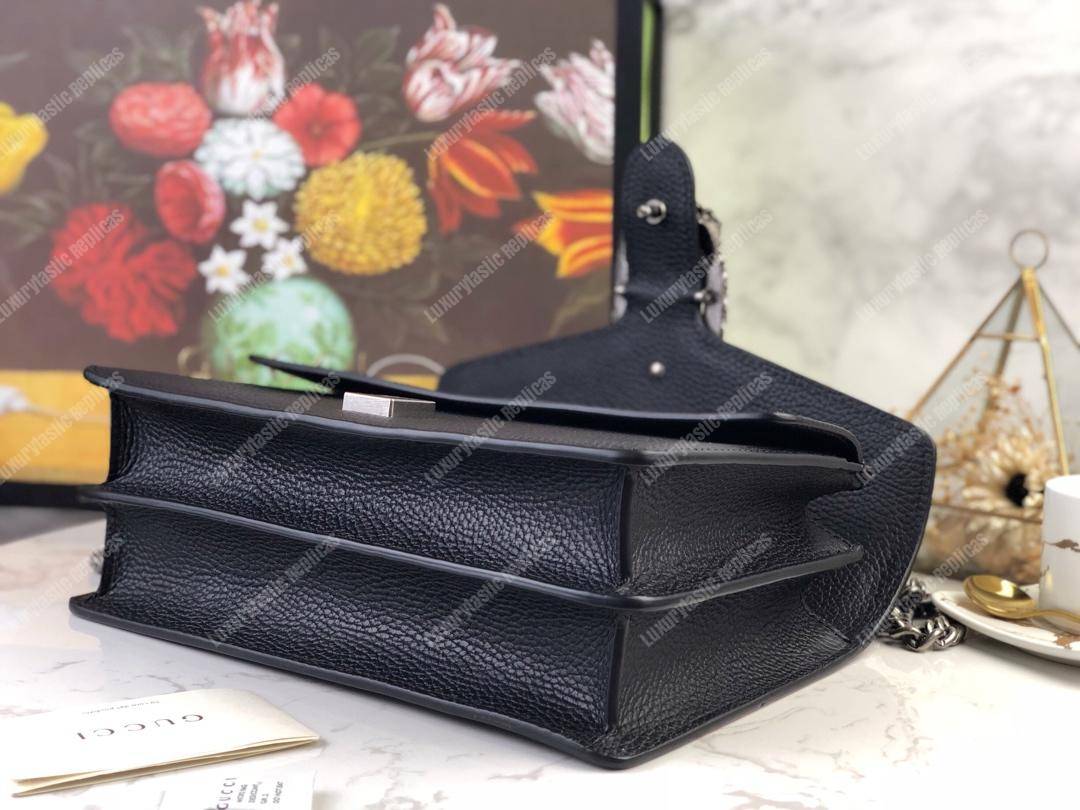 G*u*i dionysus small shoulder bag black leather