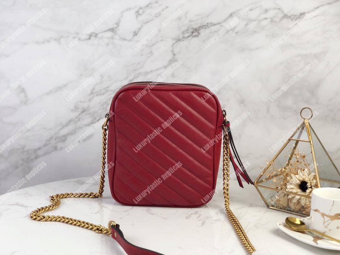 G*u*i gg marmont mini shoulder bag red