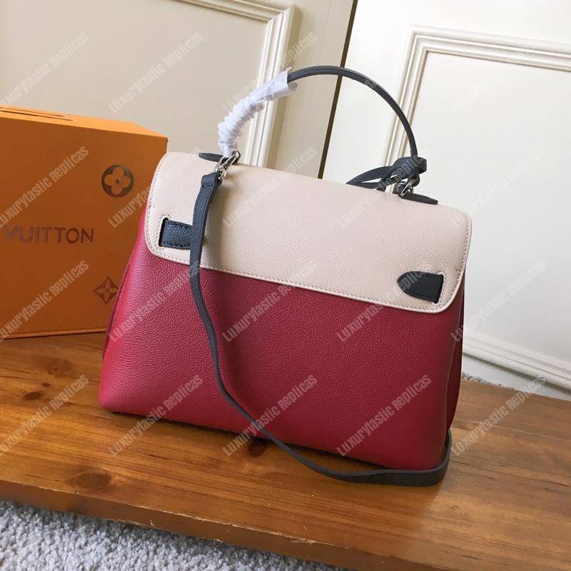 LV Lockme Ever MM Lie De Vin Etain Creme