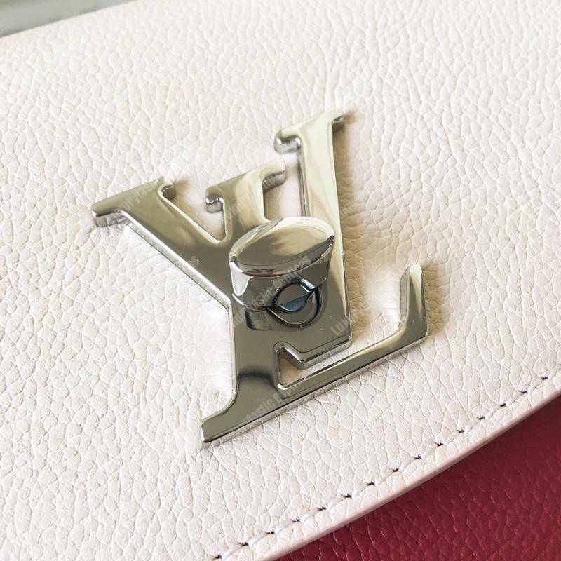 LV Lockme Ever MM Lie De Vin Etain Creme