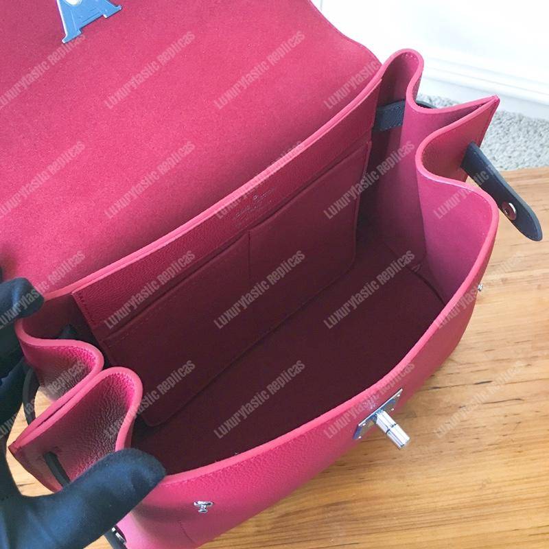 LV Lockme Ever MM Lie De Vin Etain Creme