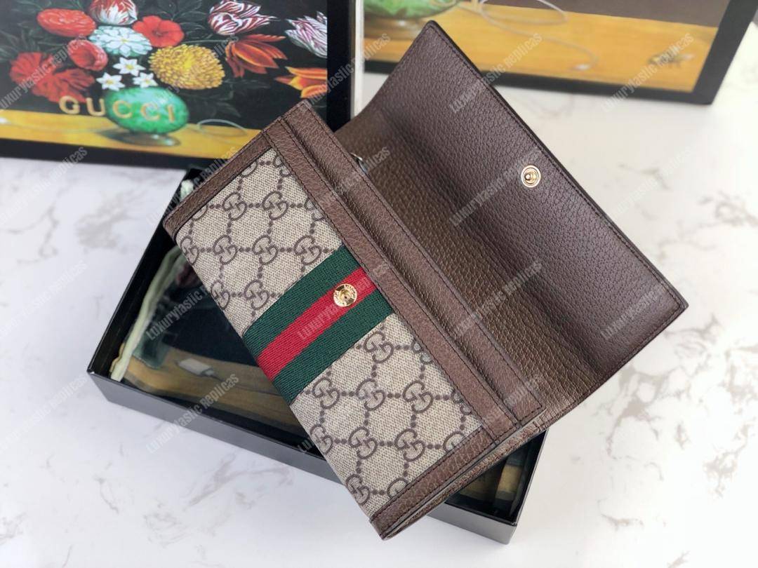 G*u*i ophidia gg continental wallet