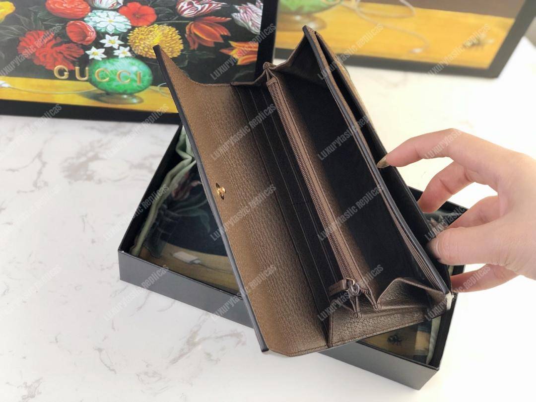 G*u*i ophidia gg continental wallet