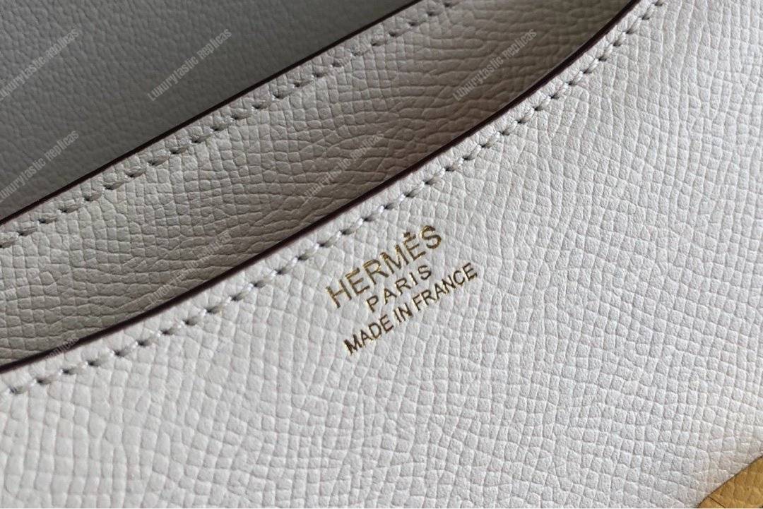 H**mes constance 24 bag epsom gris perle gold hardware