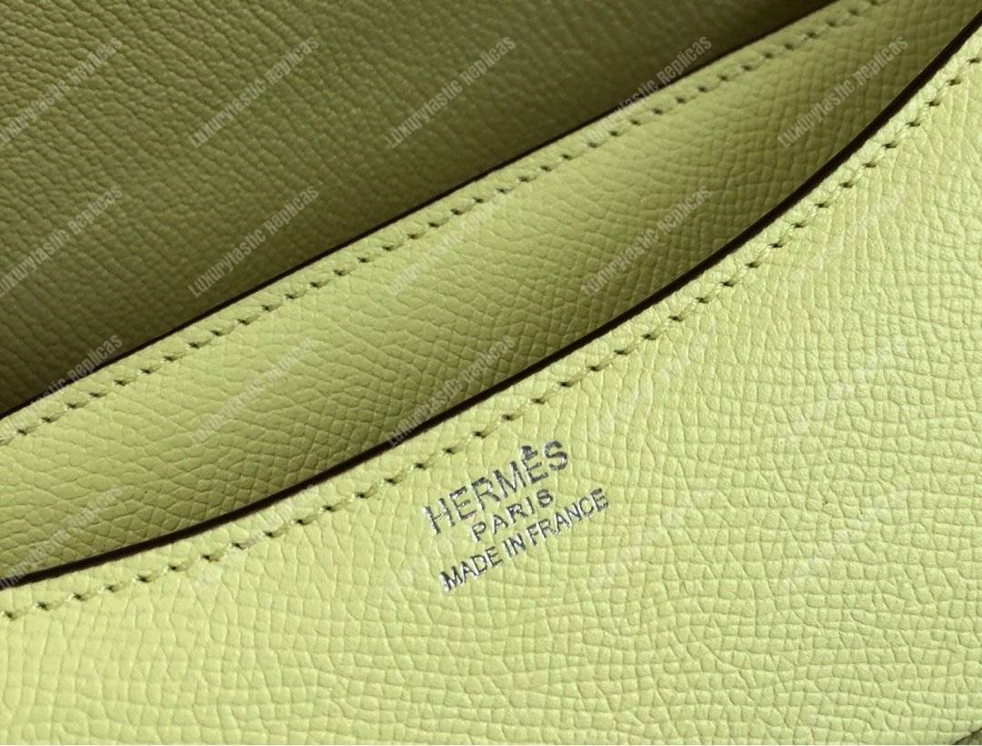 H**mes constance 18 bag epsom jaune poussin palladium hardware