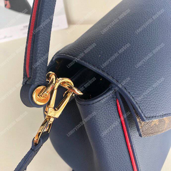 LV Double V Handbag Bleu Marine