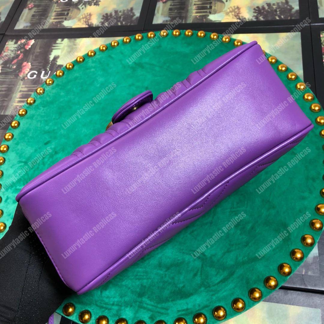 G*u*i gg marmont small shoulder bag purple