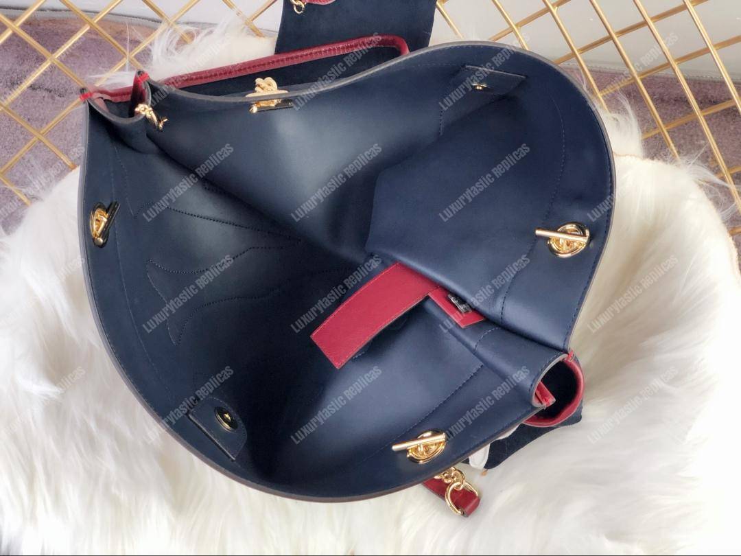 G*u*i rajah large tote with ny yankees patch