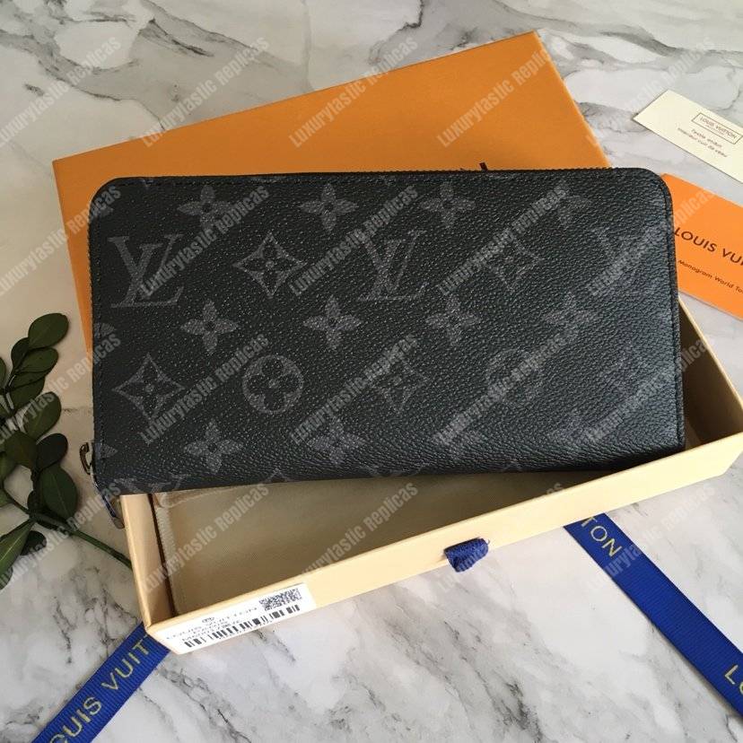 LV Zippy Wallet Monogram Eclipse