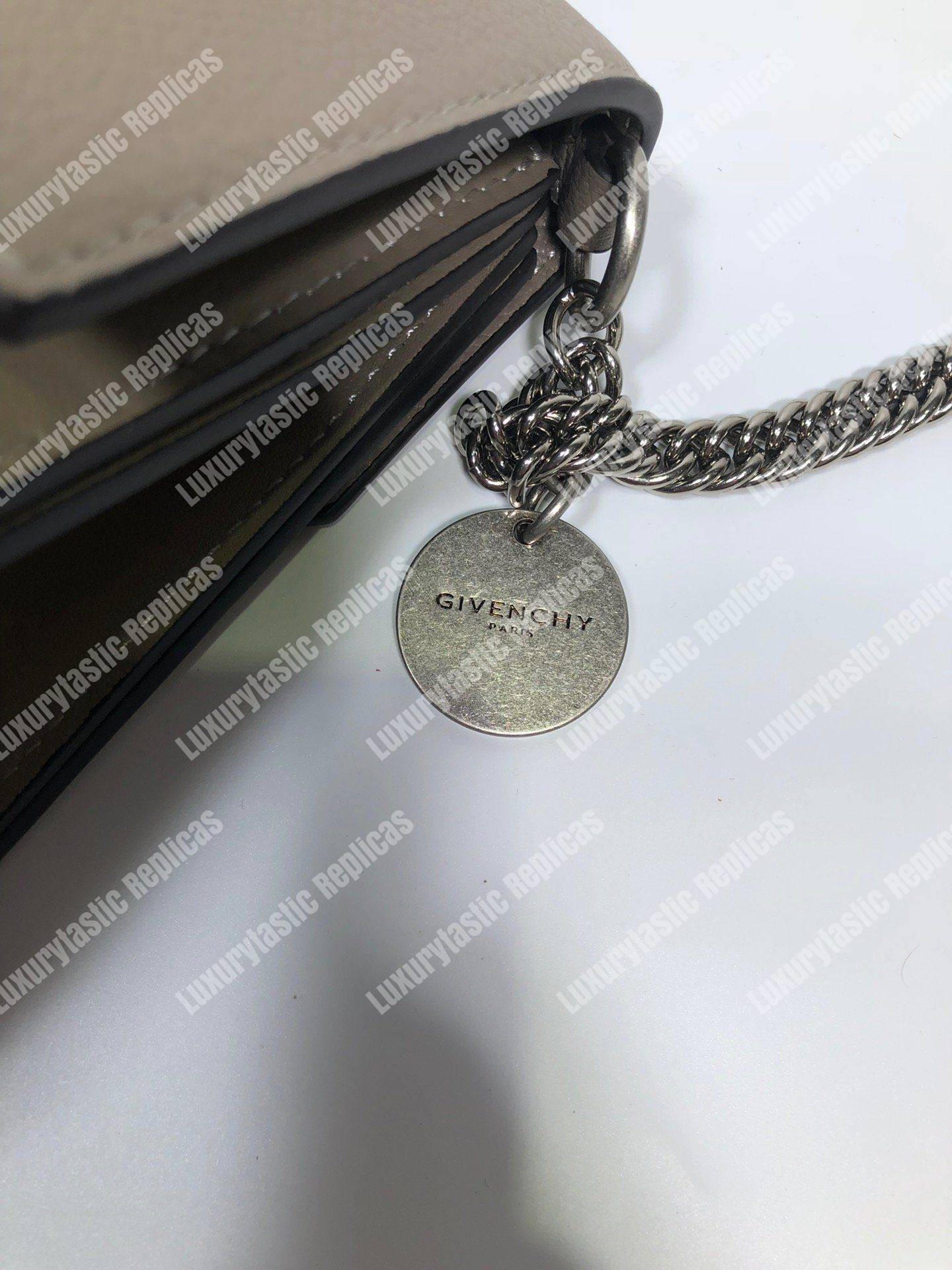 Givenchy Medium GV3 Bag In Leather And Suede Grey