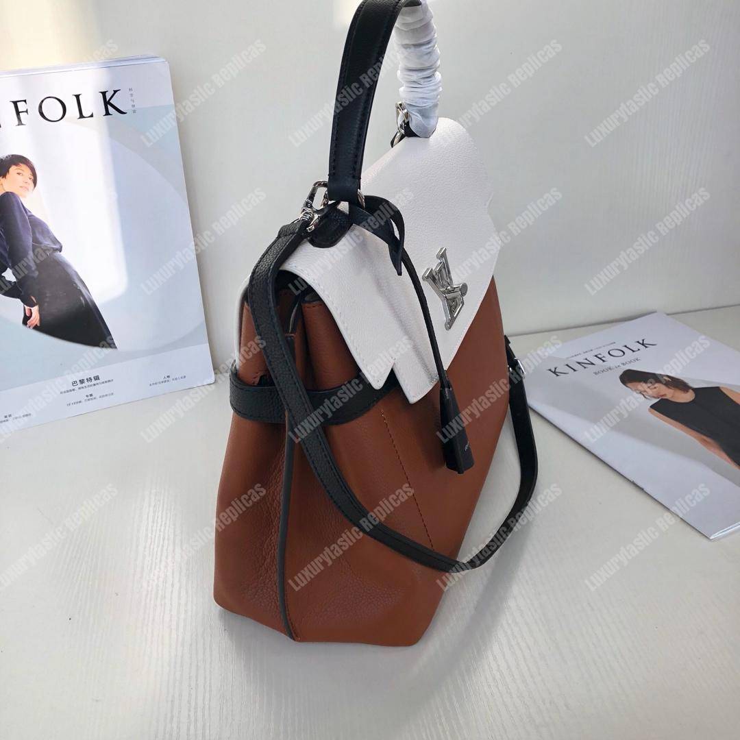 LV Lockme Ever Caramel Creme Noir