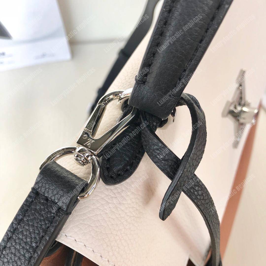 LV Lockme Ever Caramel Creme Noir
