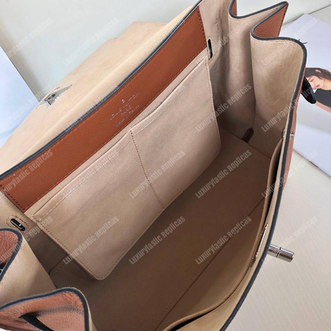 LV Lockme Ever Caramel Creme Noir