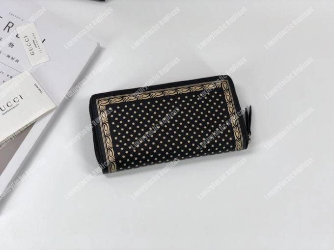 G*u*i ‘guccy’ zip around wallet black