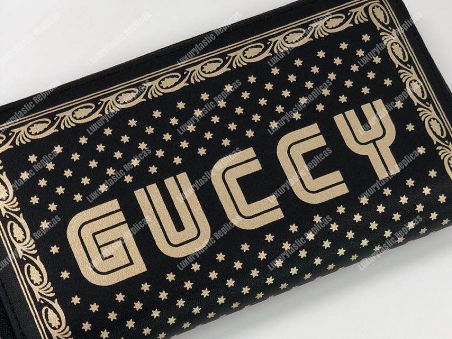 G*u*i ‘guccy’ zip around wallet black
