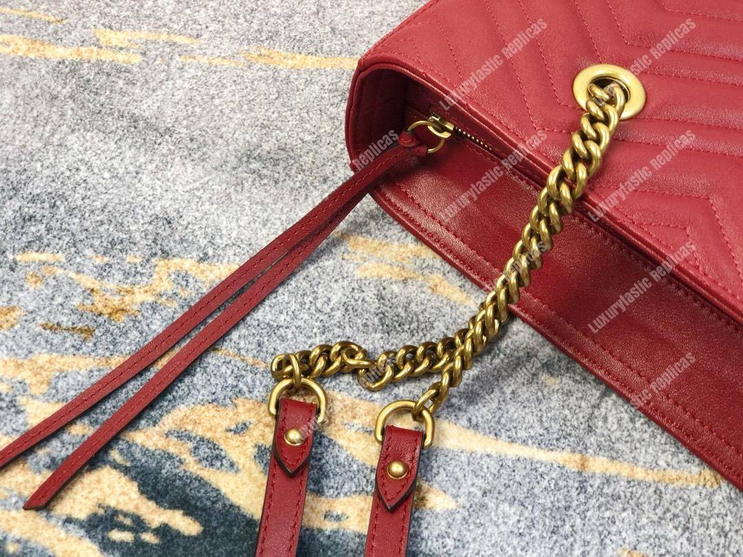 G*u*i gg marmont matelassé medium tote bag wine red pre-fall 2018