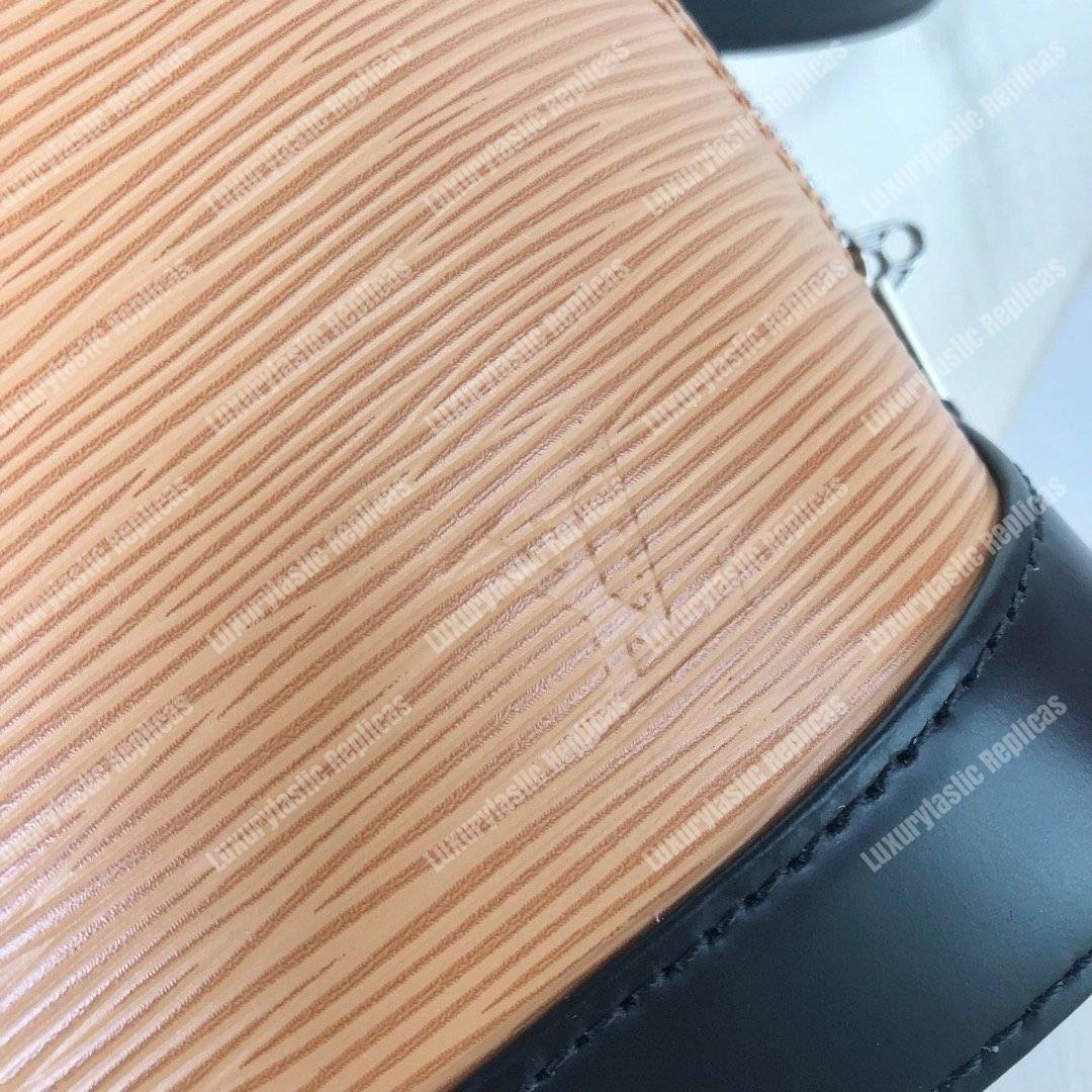 LV Alma BB Epi Leather Camel Black
