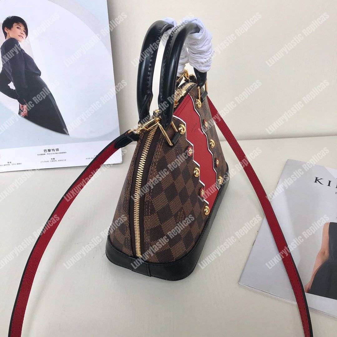 LV Alma BB Damier Ebene Karakoram