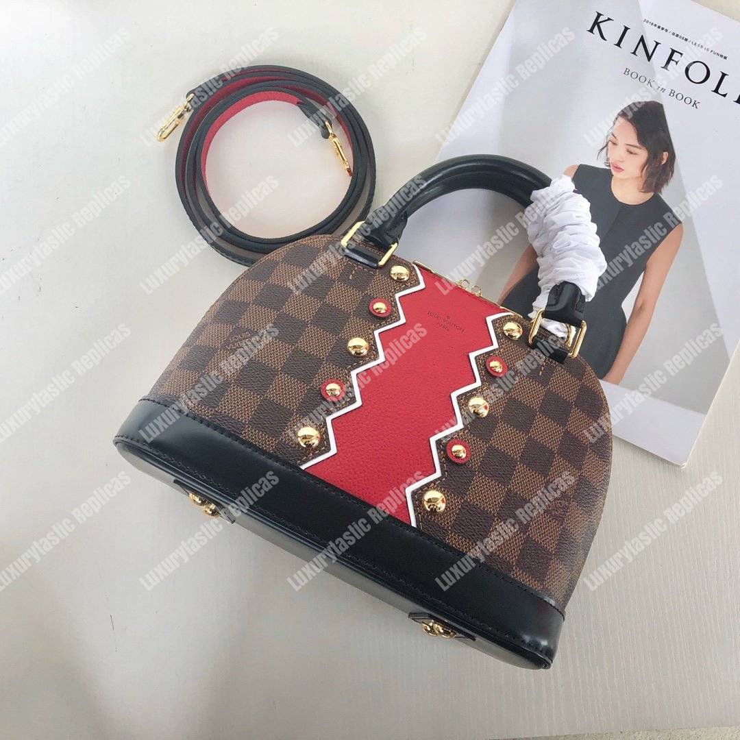 LV Alma BB Damier Ebene Karakoram