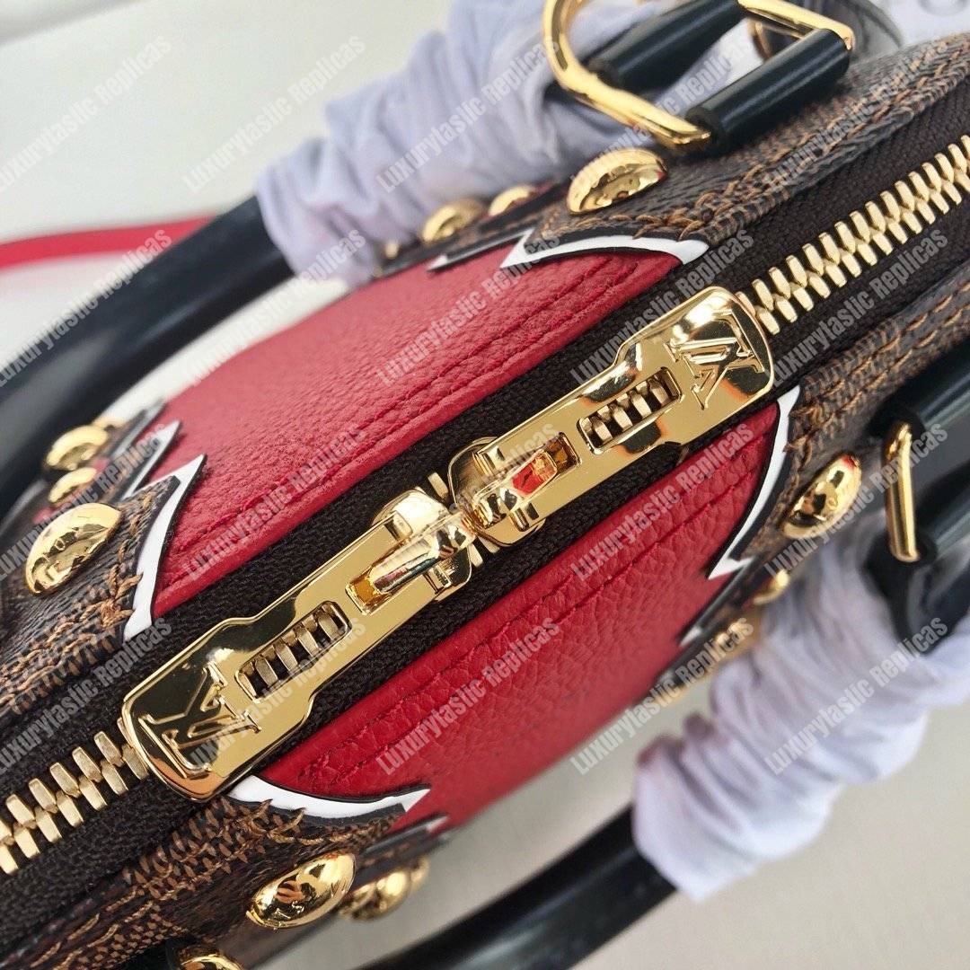 LV Alma BB Damier Ebene Karakoram