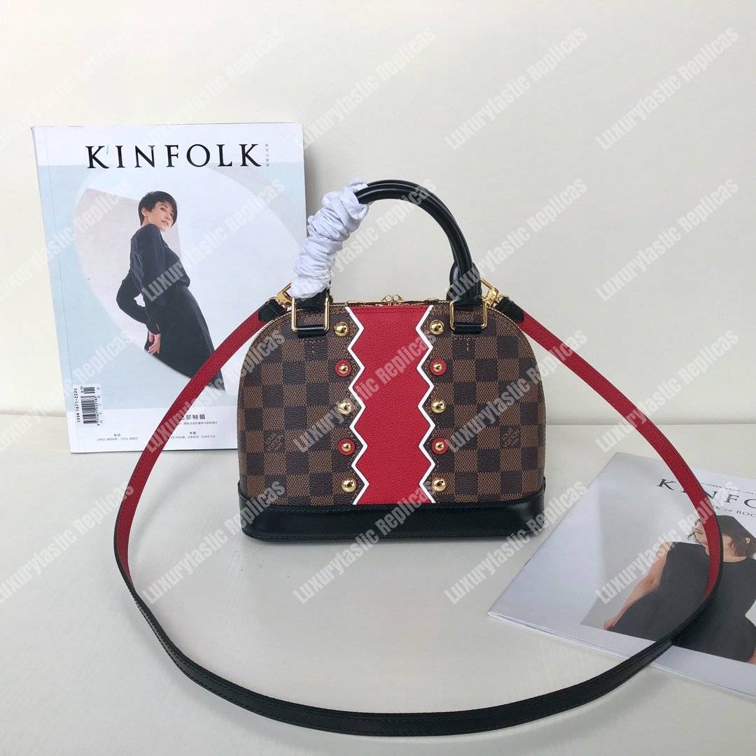 LV Alma BB Damier Ebene Karakoram