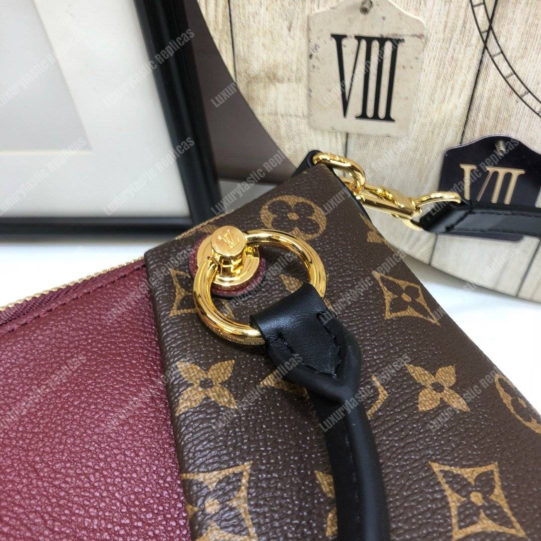 LV V Tote MM Monogram Bordeaux