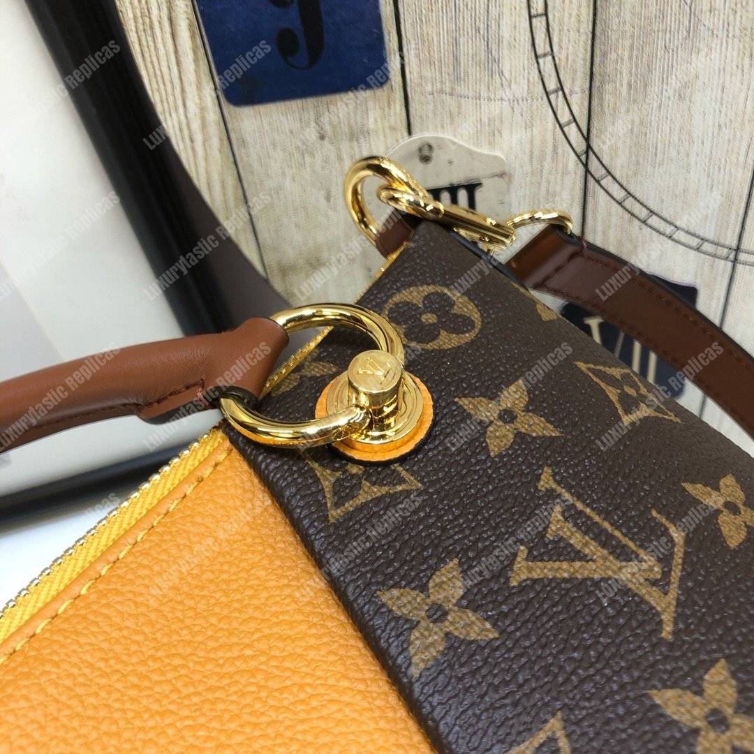 LV V Tote MM Monogram Safran