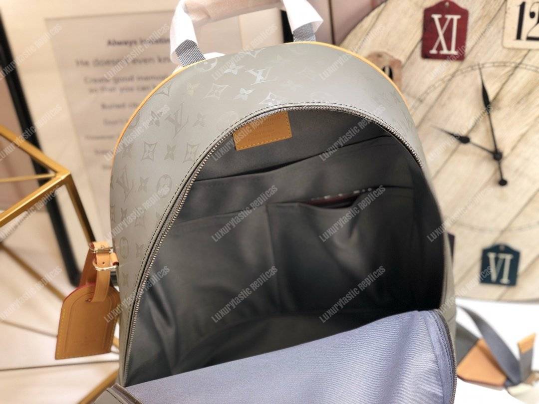 LV Backpack PM Monogram Titanium