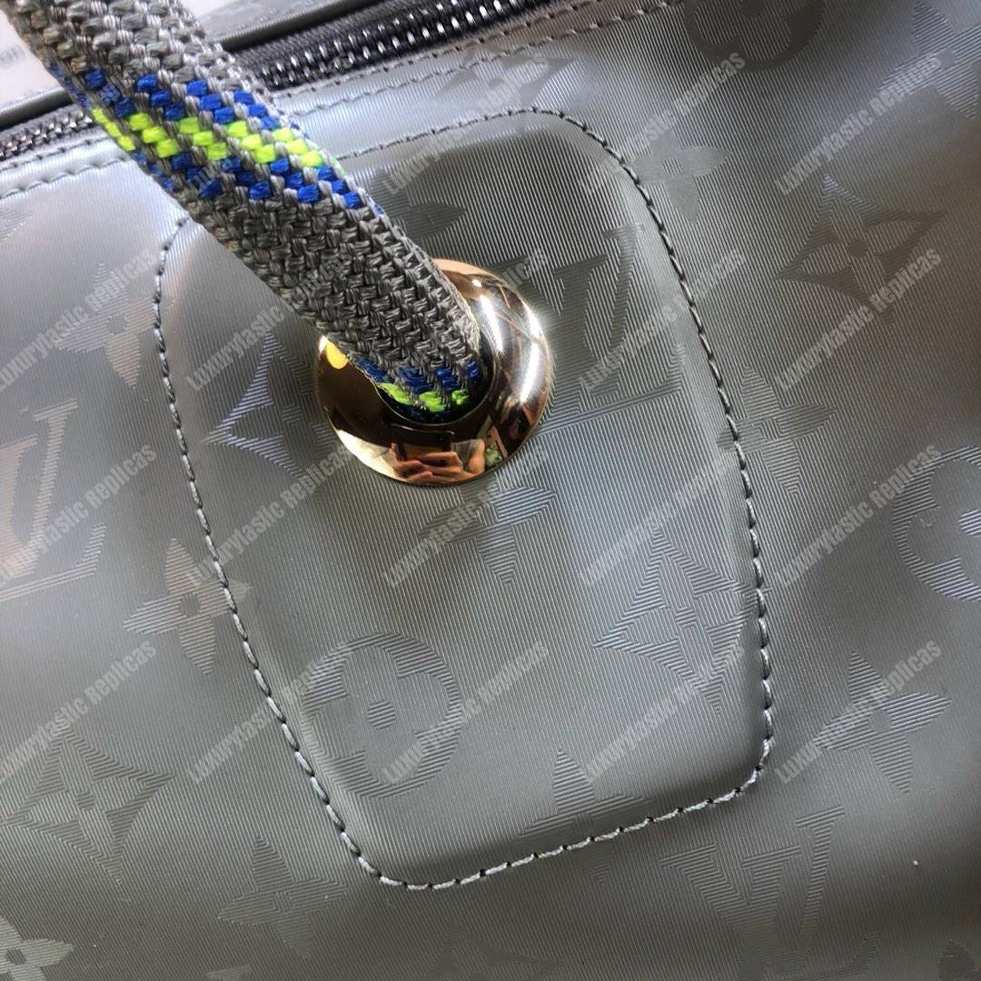 LV Keepall Bandouliere 50 Monogram Titanium