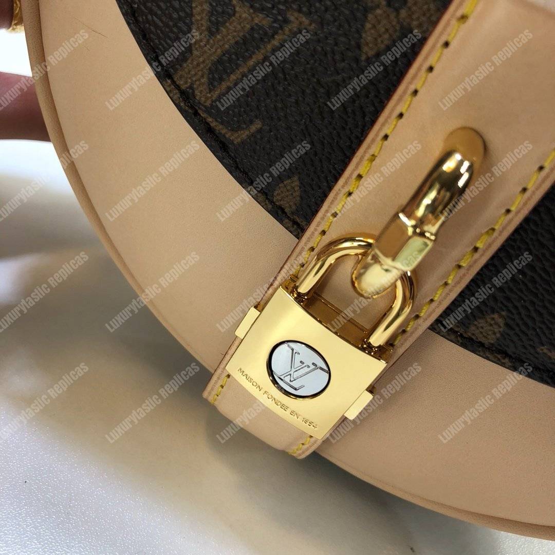 LV Chantilly Lock Monogram Creme