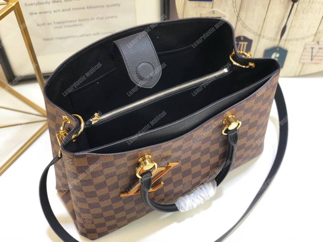 LV Riverside Damier Ebene Noir