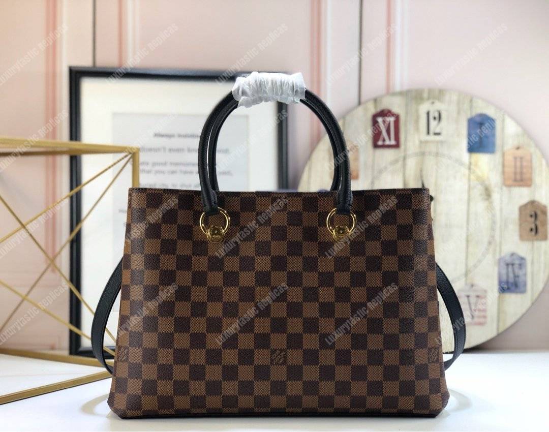 LV Riverside Damier Ebene Noir
