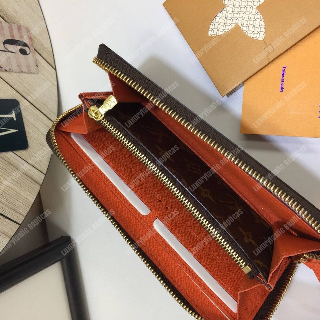 LV Clemence Wallet Monogram Orange